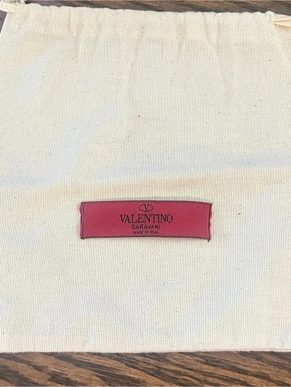 authentic Valentino Garavani drawstring dust bag